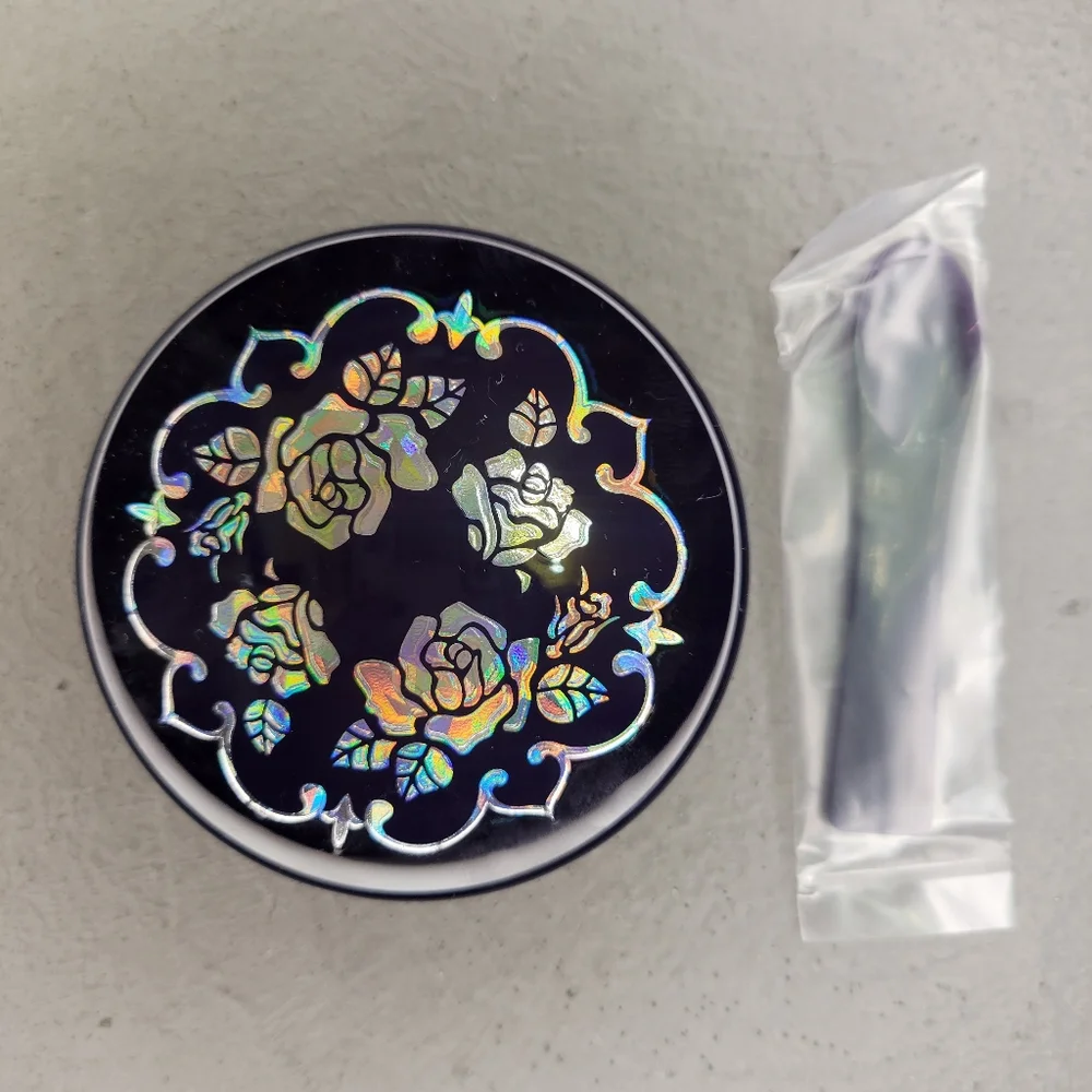 💸SOLD💰_🛑_💜ANNA SUI LUXURY FACE POWDER CASE MOP [BNIB]💜 - Picture 4 of 15